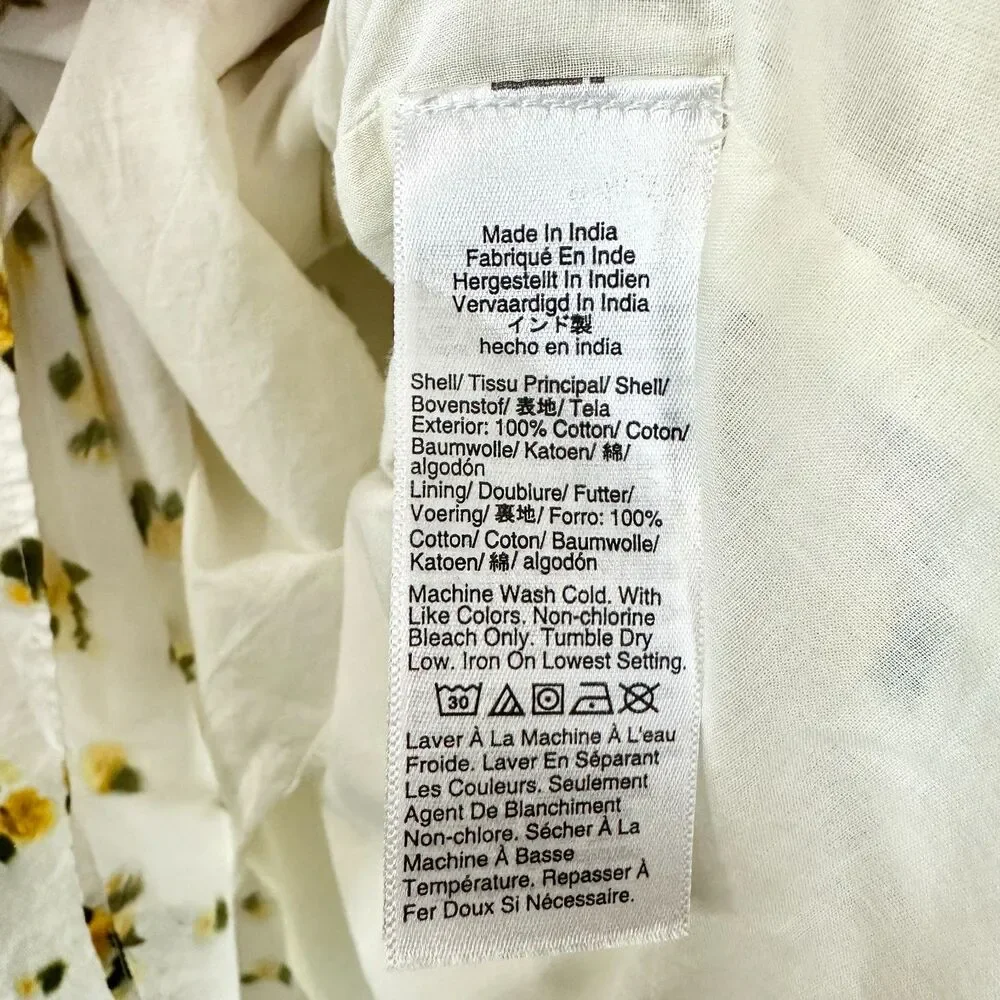 J.Crew Collection Cecily Dress in Budding Rose Print Size 6 Midi Length Pockets - Picture 10 of 10